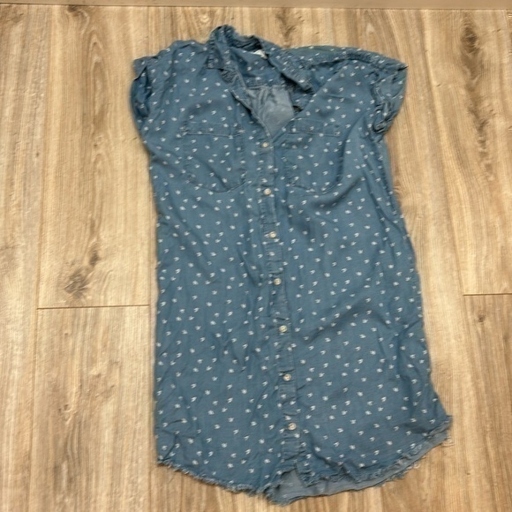 Thread Supply jean shirt dress size Medium